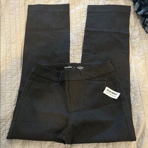 NWT Old Navy Charcoal Trousers 26 length
